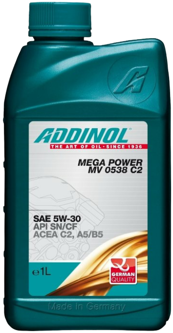 Моторное масло Addinol Mega Power MV 0538 C2 5W-30, 1л